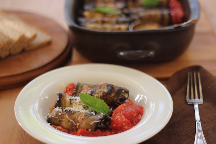 Feta Stuffed Rolled Eggplant  HOMEGROWN KITCHEN
