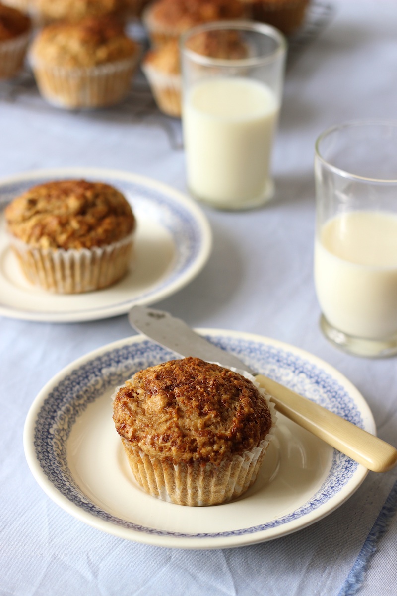 Grilled Banana Muffins / Homegrown Kitchen