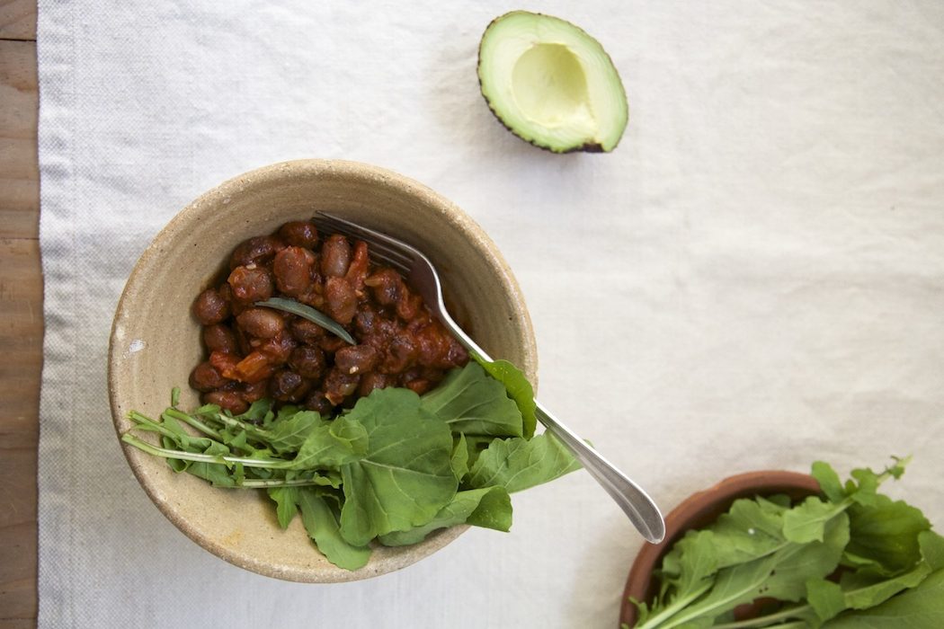 Smokey Lunch Beans w/ Sage | HOMEGROWN KITCHEN