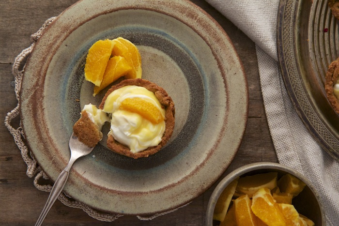 Little Rustic Tart w/ Creamy Orange Curd | HOMEGROWN KITCHEN