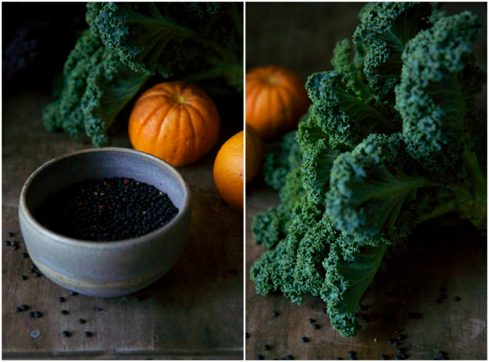 Kale & Beluga Salad w/ Orange Miso Dressing | HOMEGROWN KITCHEN
