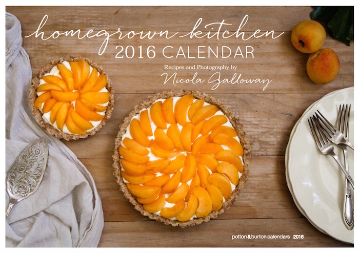 2016 Homegrown Kitchen Calendar Front Cover