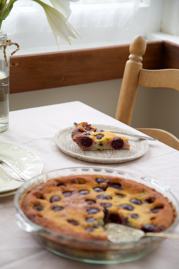 Cherry & Hazelnut Clafoutis | HOMEGROWN KITCHEN