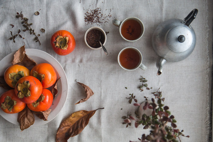 Persimmon & Red Bush Teacake | HOMEGROWN KITCHEN