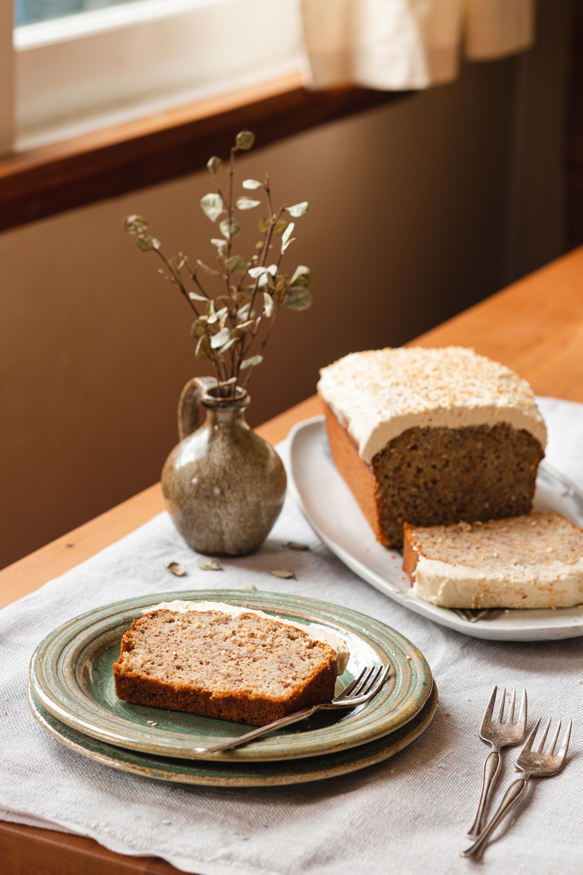 Banana Bread without a Loaf Pan - Elle & Pear